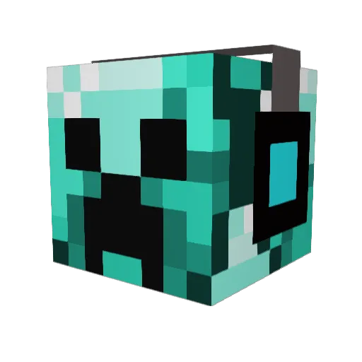 aceboss13 Minecraft avatar head, 3D render