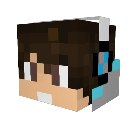 acecraft18 Minecraft avatar head, 3D render