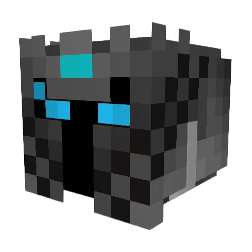 aced71 Minecraft avatar head, 3D render