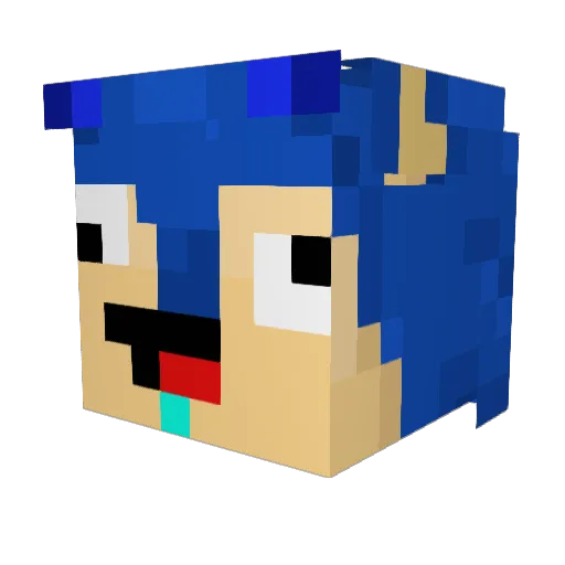 acedisgrace_ Minecraft avatar head, 3D render