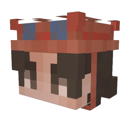 acedotmp4 Minecraft avatar head, 3D render