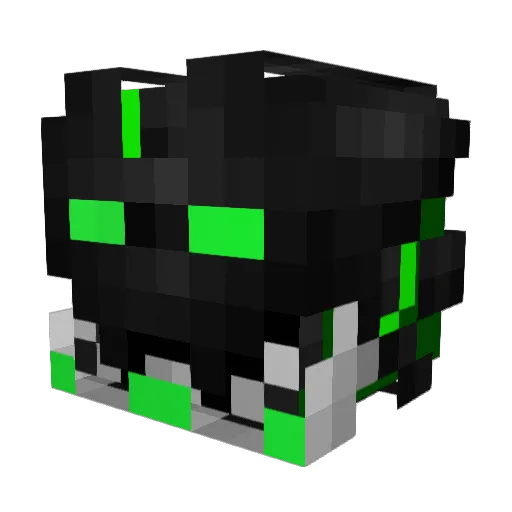 acedragoon1 Minecraft avatar head, 3D render