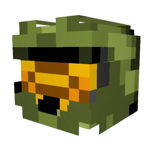 acefirebolts Minecraft avatar head, 3D render