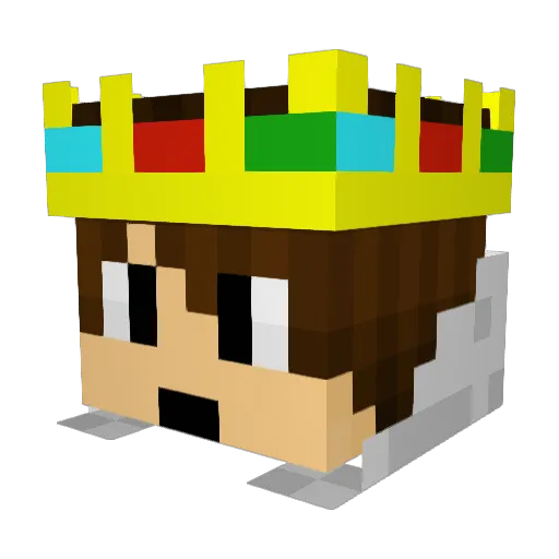 acehighonriver Minecraft avatar head, 3D render
