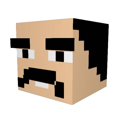 acelya00 Minecraft avatar head, 3D render