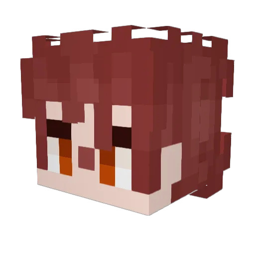 acemarkey Minecraft avatar head, 3D render