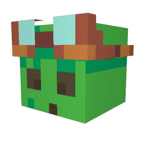 acemyboi2223 Minecraft avatar head, 3D render