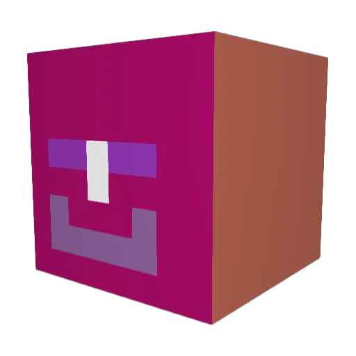acer311 Minecraft avatar head, 3D render