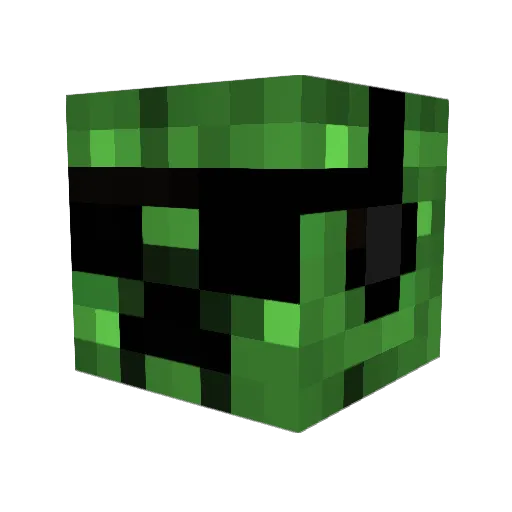acer_2212 Minecraft avatar head, 3D render