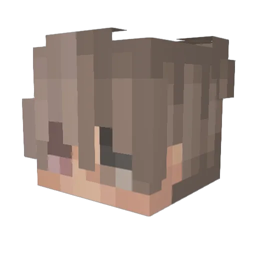 acesikro Minecraft avatar head, 3D render