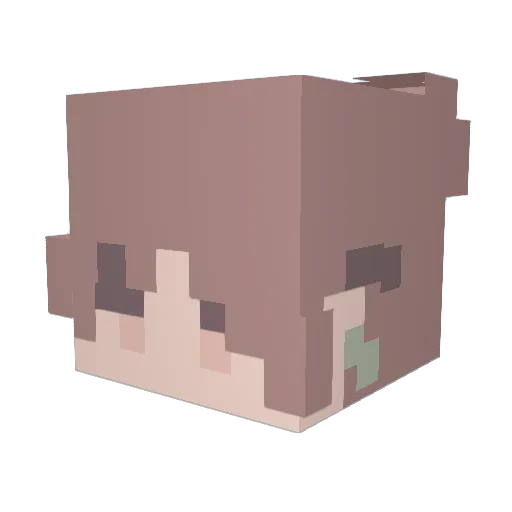 acethealex Minecraft avatar head, 3D render