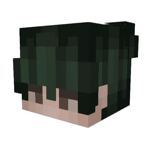 acetheomega Minecraft avatar head, 3D render
