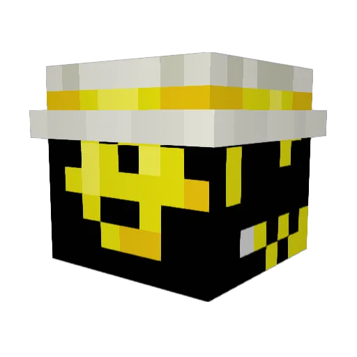 acething_ Minecraft avatar head, 3D render
