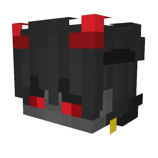 acetmm Minecraft avatar head, 3D render
