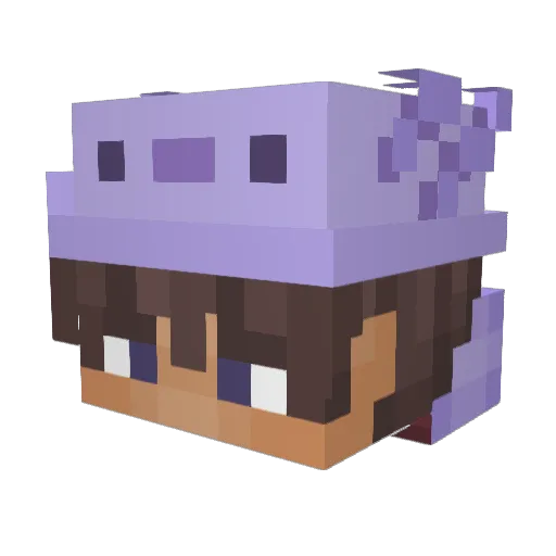 aceu11 Minecraft avatar head, 3D render