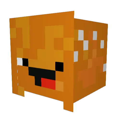 aceuuuu Minecraft avatar head, 3D render