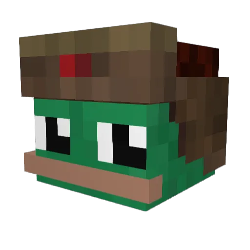 acezzzzzzzz Minecraft avatar head, 3D render