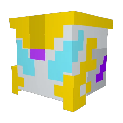 acharmingquark Minecraft avatar head, 3D render