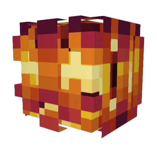 ache12 Minecraft avatar head, 3D render