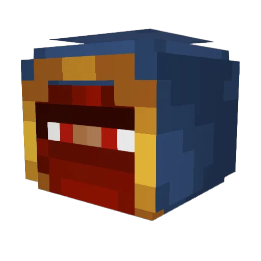 acheronlemon Minecraft avatar head, 3D render
