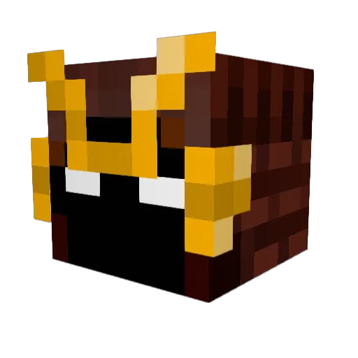 achi2 Minecraft avatar head, 3D render