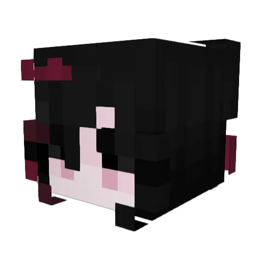 acidgutzx Minecraft avatar head, 3D render