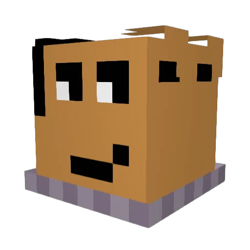 acidrap111 Minecraft avatar head, 3D render