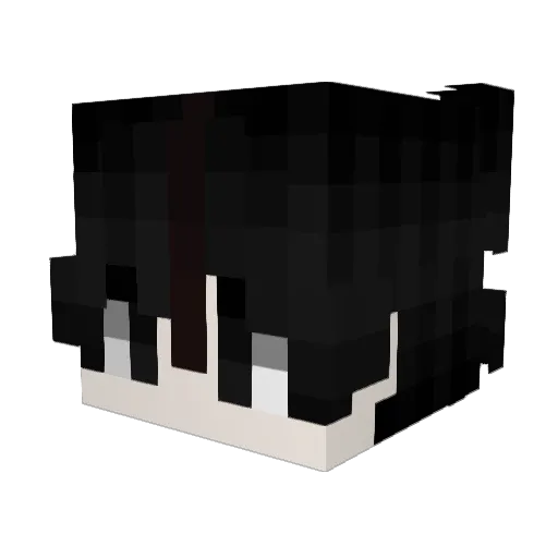 acilyn Minecraft avatar head, 3D render