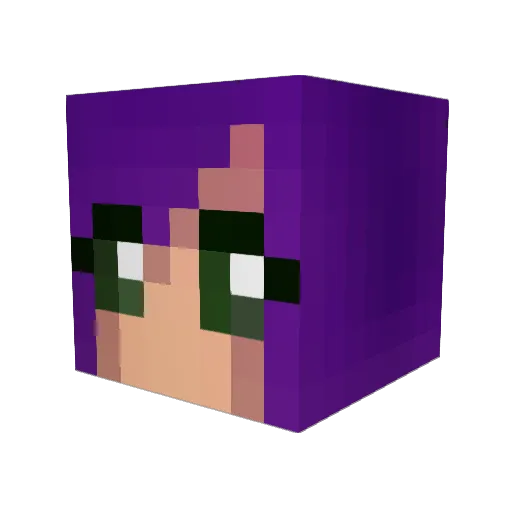 ackb2u Minecraft avatar head, 3D render