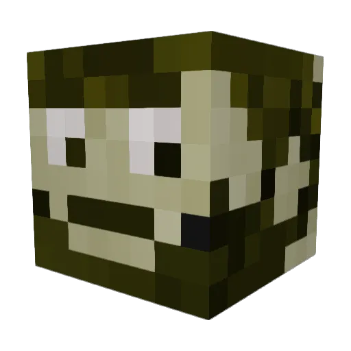 acke_h Minecraft avatar head, 3D render