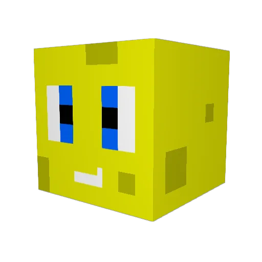 ackermxnn Minecraft avatar head, 3D render
