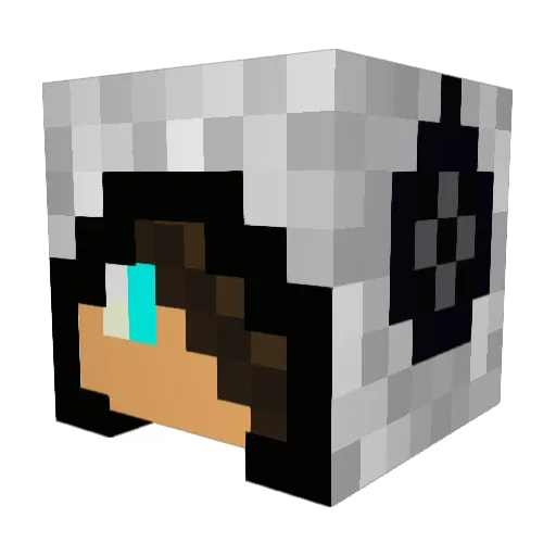 acm97 Minecraft avatar head, 3D render