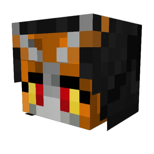 acoldcupoftea Minecraft avatar head, 3D render