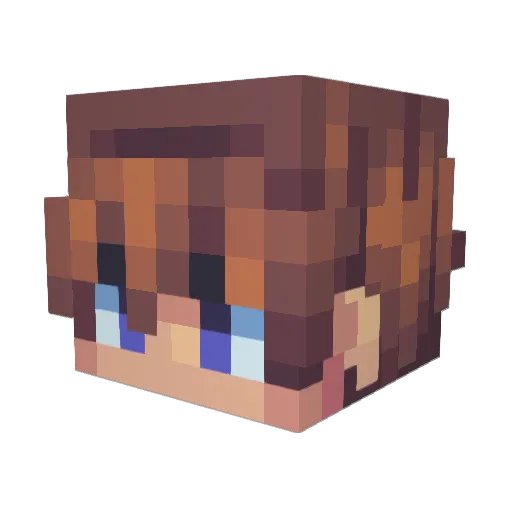 acor78 Minecraft avatar head, 3D render