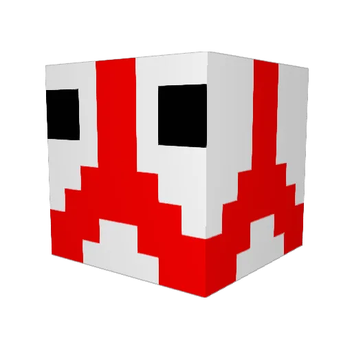 acowen Minecraft avatar head, 3D render