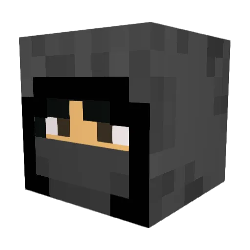 acr007 Minecraft avatar head, 3D render