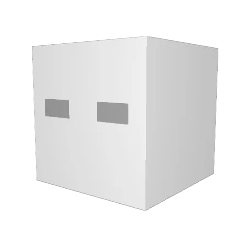 acreeper8 Minecraft avatar head, 3D render