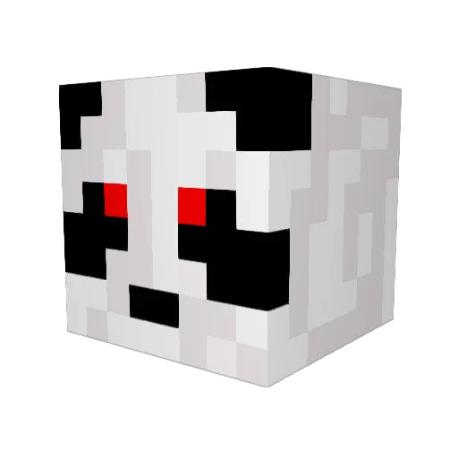acropolis17 Minecraft avatar head, 3D render