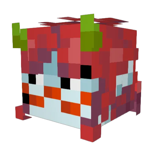 acrylicArtie Minecraft avatar head, 3D render
