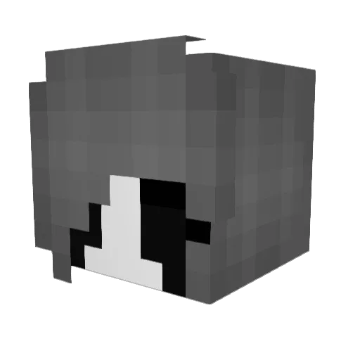 acsafe Minecraft avatar head, 3D render