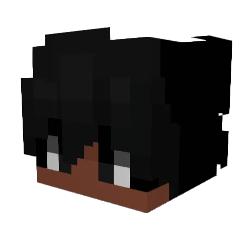action36 Minecraft avatar head, 3D render