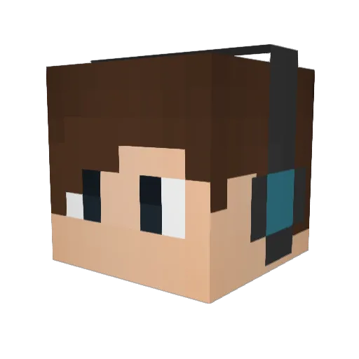 activeman57 Minecraft avatar head, 3D render