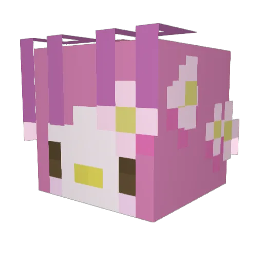 actuallychopin Minecraft avatar head, 3D render