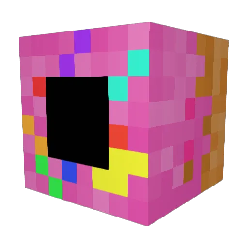 actuallydonut34 Minecraft avatar head, 3D render