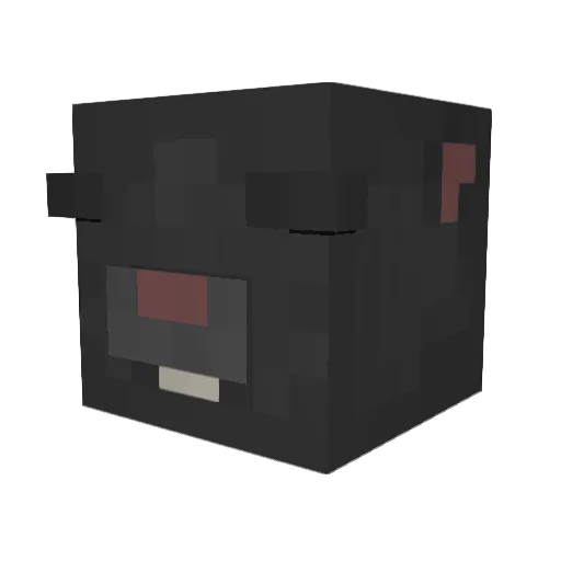 actuallytherat Minecraft avatar head, 3D render