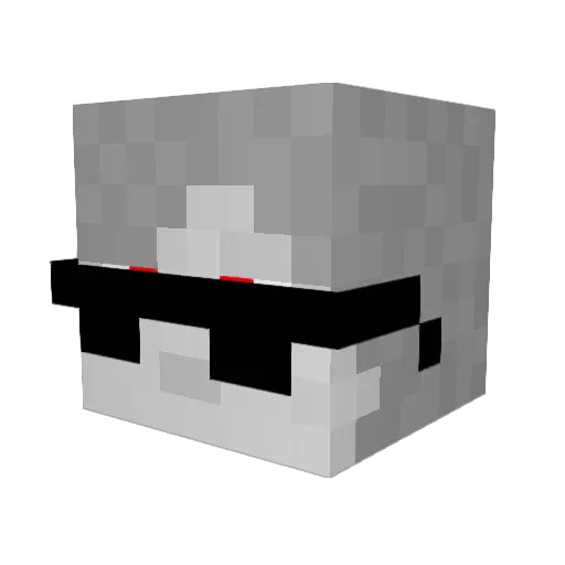 acuma82 Minecraft avatar head, 3D render