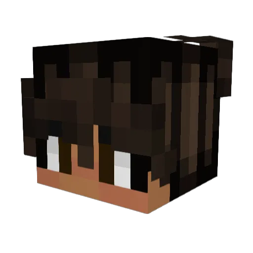 acuteangle__ Minecraft avatar head, 3D render