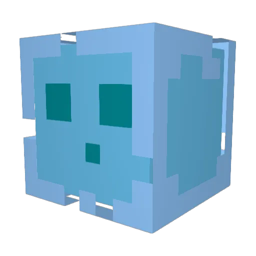 acvdwest Minecraft avatar head, 3D render