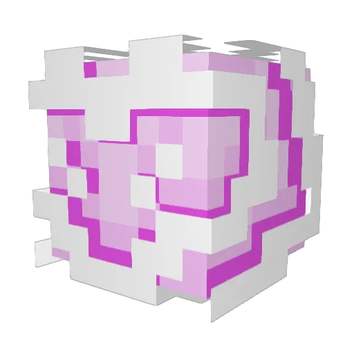 acvua Minecraft avatar head, 3D render