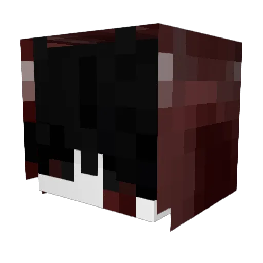 acyt Minecraft avatar head, 3D render